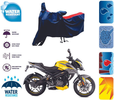 Mdstar Waterproof Two Wheeler Cover for Bajaj(Pulsar NS125, Red, Blue)