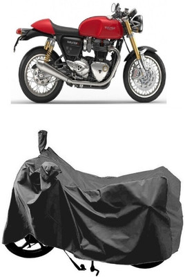 SUGASHRI Waterproof Two Wheeler Cover for Triumph(Thruxton 1200 R, Grey)
