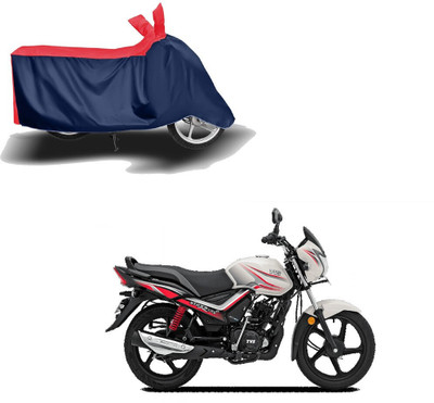 SK AUTO Two Wheeler Cover for TVS(Star City Plus, Red, Blue)
