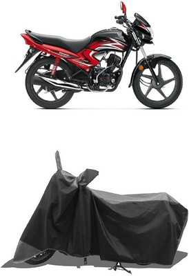 SUGASHRI Waterproof Two Wheeler Cover for Honda(Dream, Grey, Black)