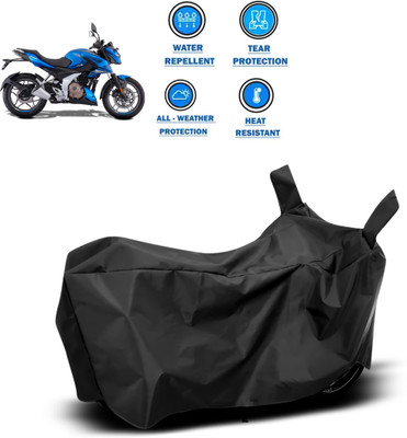 GOSHIV-car and bike accessories Two Wheeler Cover for Bajaj(Black)