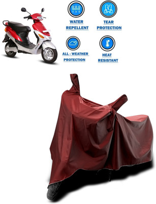 CODOKI Waterproof Two Wheeler Cover for Hero(Electric E-Sprint, Maroon)