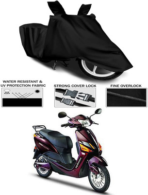 SK AUTO Two Wheeler Cover for Hero(Electric Optima Plus, Black)