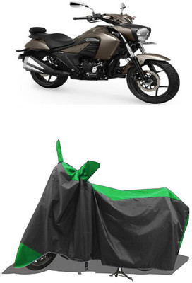 SUGASHRI Waterproof Two Wheeler Cover for Suzuki(Intruder 250 BS6, Green, Black)