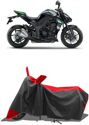 SUGASHRI Waterproof Two Wheeler Cover for Kawasaki(Z1000 BS6, Red, Black)