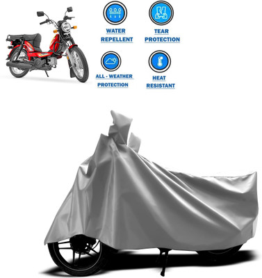 CODOKI Two Wheeler Cover for TVS(Heavy Duty Super XL, Silver)