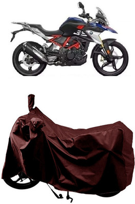 SUGASHRI Waterproof Two Wheeler Cover for BMW(G 310 GS, Maroon)