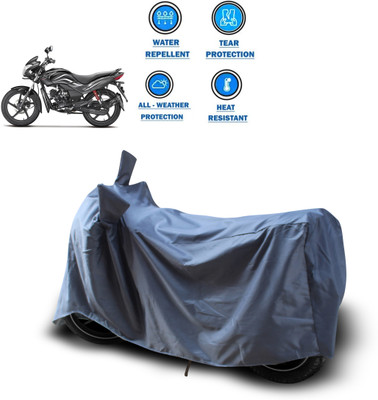 PAGORA Waterproof Two Wheeler Cover for Hero(Passion, Grey)