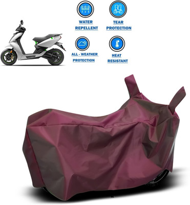 GOSHIV-car and bike accessories Waterproof Two Wheeler Cover for Ather(Maroon)