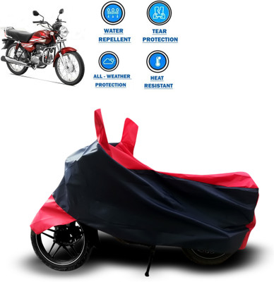 PAGORA Two Wheeler Cover for Hero(HF Dawn, Red, Blue)