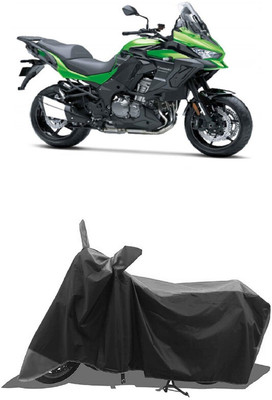 SUGASHRI Waterproof Two Wheeler Cover for Kawasaki(Ninja 1000 BS6, Grey, Black)