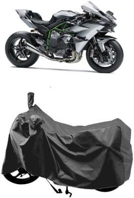 SUGASHRI Waterproof Two Wheeler Cover for Kawasaki(Ninja H2, Grey)