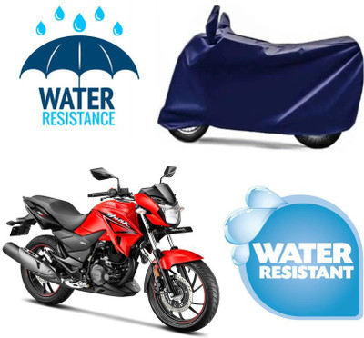 Mdstar Waterproof Two Wheeler Cover for Hero(Hunk, Blue)