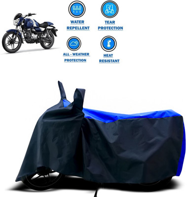 PAGORA Two Wheeler Cover for Bajaj(V12, Blue)