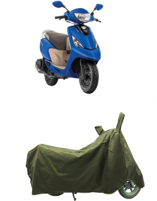 Coxtor Waterproof Two Wheeler Cover for TVS(Scooty Zest 110 BS6, Gold)