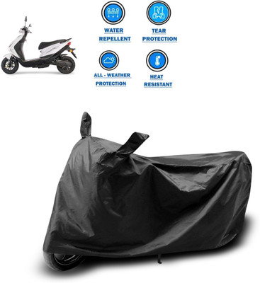 CODOKI Two Wheeler Cover for Ampere(REO, Black)