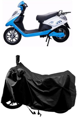 SUGASHRI Waterproof Two Wheeler Cover for Ampere(V 48 BS6, Black)