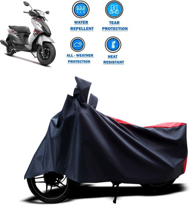 GOSHIV-car and bike accessories Two Wheeler Cover for Suzuki(Let's, Red, Blue)