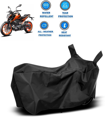 CODOKI Two Wheeler Cover for KTM(Duke 200, Black)