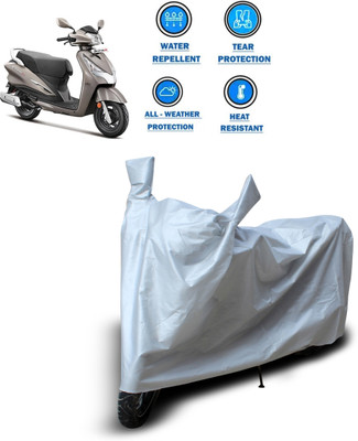 CODOKI Two Wheeler Cover for Hero(Destini 125, Silver)
