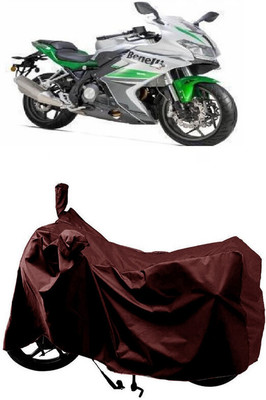 SUGASHRI Waterproof Two Wheeler Cover for Benelli(302R, Maroon)
