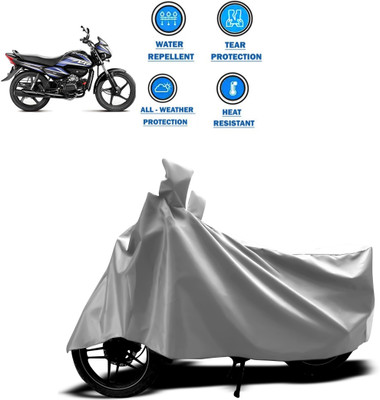 PAGORA Two Wheeler Cover for Hero(Splendor NXG, Silver)