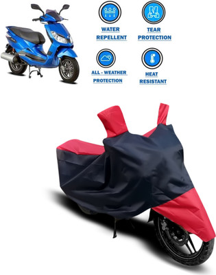 CODOKI Two Wheeler Cover for Bajaj(Blade 125, Red)