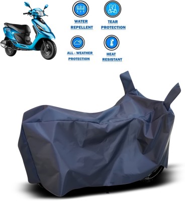 CODOKI Two Wheeler Cover for TVS(Scooty Zest 110, Blue)