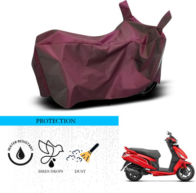 ANTHUB Waterproof Two Wheeler Cover for Hero(Maestro Edge 125, Maroon)