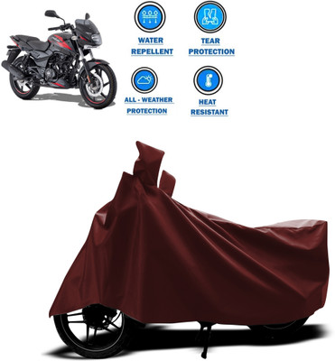 CODOKI Waterproof Two Wheeler Cover for Bajaj(Pulsar 150, Maroon)