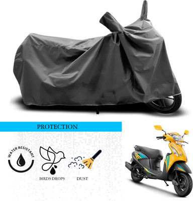 ANTHUB Waterproof Two Wheeler Cover for Hero(Pleasure, Grey)