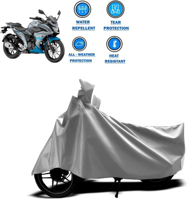 PAGORA Two Wheeler Cover for Yamaha(Fazer 25, Silver)
