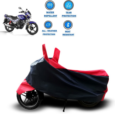 CODOKI Two Wheeler Cover for TVS(Star City Plus, Red)