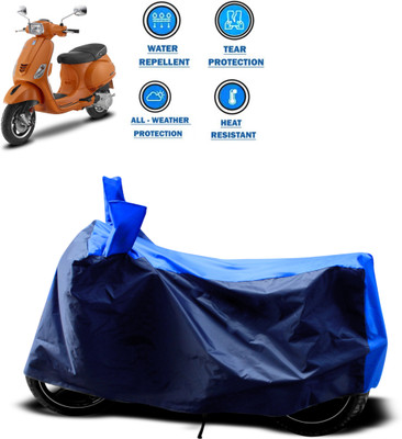 PAGORA Two Wheeler Cover for Piaggio(Vespa SXL 125, Blue)