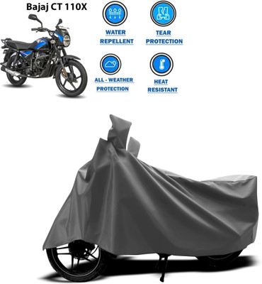 CODOKI Two Wheeler Cover for Bajaj(Grey)
