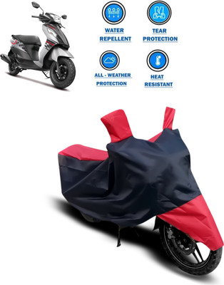 PAGORA Two Wheeler Cover for Suzuki(Let's, Red)