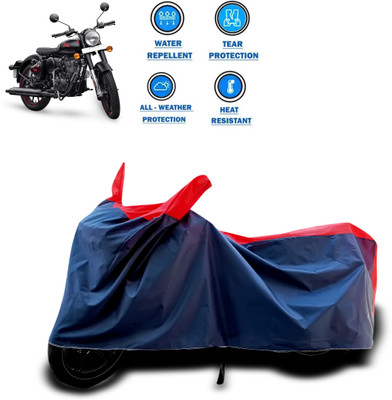 PAGORA Two Wheeler Cover for Royal Enfield(Classic 350, Red)