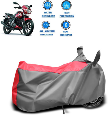 CODOKI Two Wheeler Cover for TVS(Flame 125, Grey)