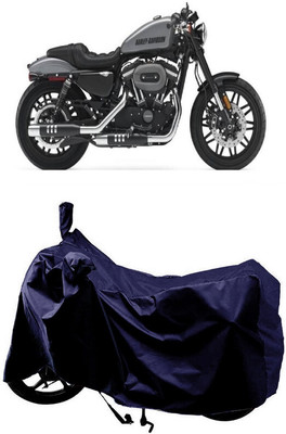 SUGASHRI Waterproof Two Wheeler Cover for Harley Davidson(Roadster, Blue)