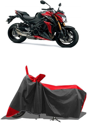SUGASHRI Waterproof Two Wheeler Cover for Suzuki(GSX-S1000 ABS, Red, Black)