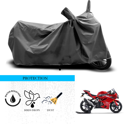 ANTHUB Waterproof Two Wheeler Cover for TVS(Apache RR 310, Grey)