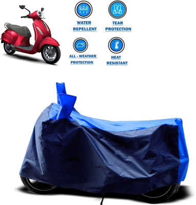 PAGORA Two Wheeler Cover for Bajaj(Chetak, Blue)