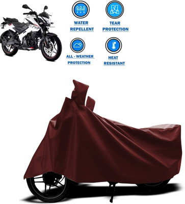 PAGORA Waterproof Two Wheeler Cover for Bajaj(Pulsar NS 200, Maroon)