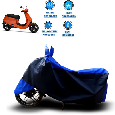 GOSHIV-car and bike accessories Two Wheeler Cover for Universal For Bike(Blue)