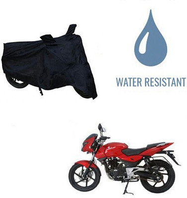 DeepShakshi AUTOMOTIVE Two Wheeler Cover for Bajaj(Pulsar 200 NS DTS-i, Black)