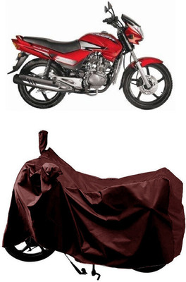 SUGASHRI Waterproof Two Wheeler Cover for Hero(Ambition, Maroon)