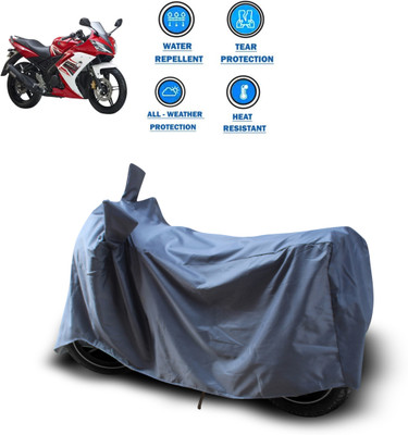 PAGORA Waterproof Two Wheeler Cover for Yamaha(R15 s, Grey)