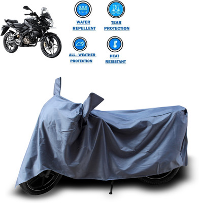 PAGORA Two Wheeler Cover for Bajaj(Pulsar AS 150, Grey)