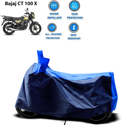 CODOKI Two Wheeler Cover for Bajaj(Blue)