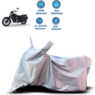 CODOKI Two Wheeler Cover for Bajaj(Avenger Street 160, Silver)
